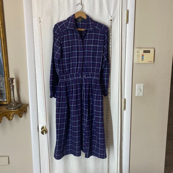 Vintage Charter Club Plaid Dress - Picture 6 of 10